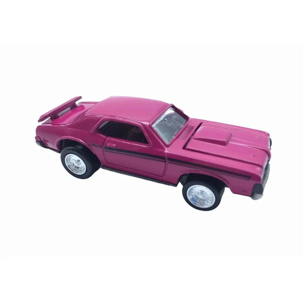 Johnny Lightning Muscle Car USA 1969 Mercury Cougar Eliminator Pink Diecast 1/64
